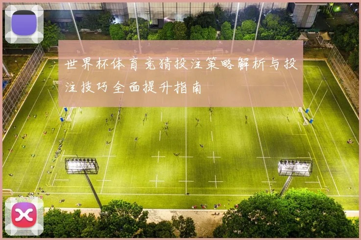 世界杯体育竞猜投注策略解析与投注技巧全面提升指南
